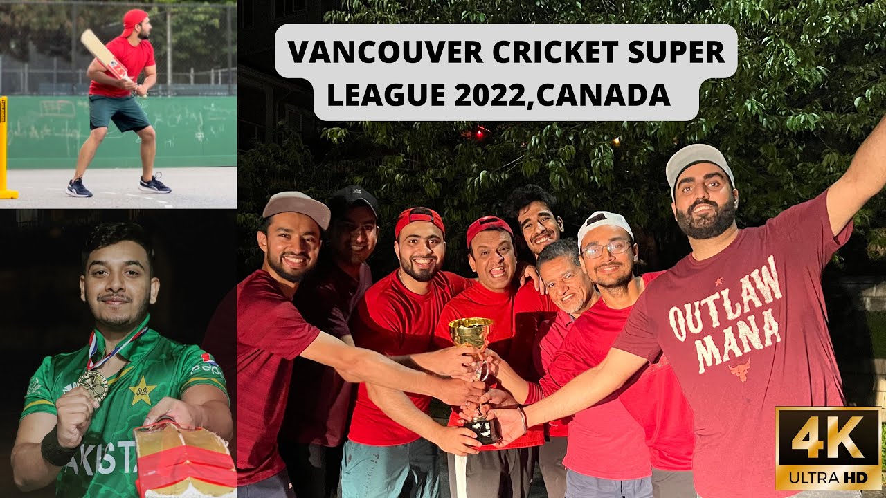 VANCOUVER CRICKET SUPER LEAGUE 2022 CANADA VLOG 🏏🔥 Tape Ball Cricket