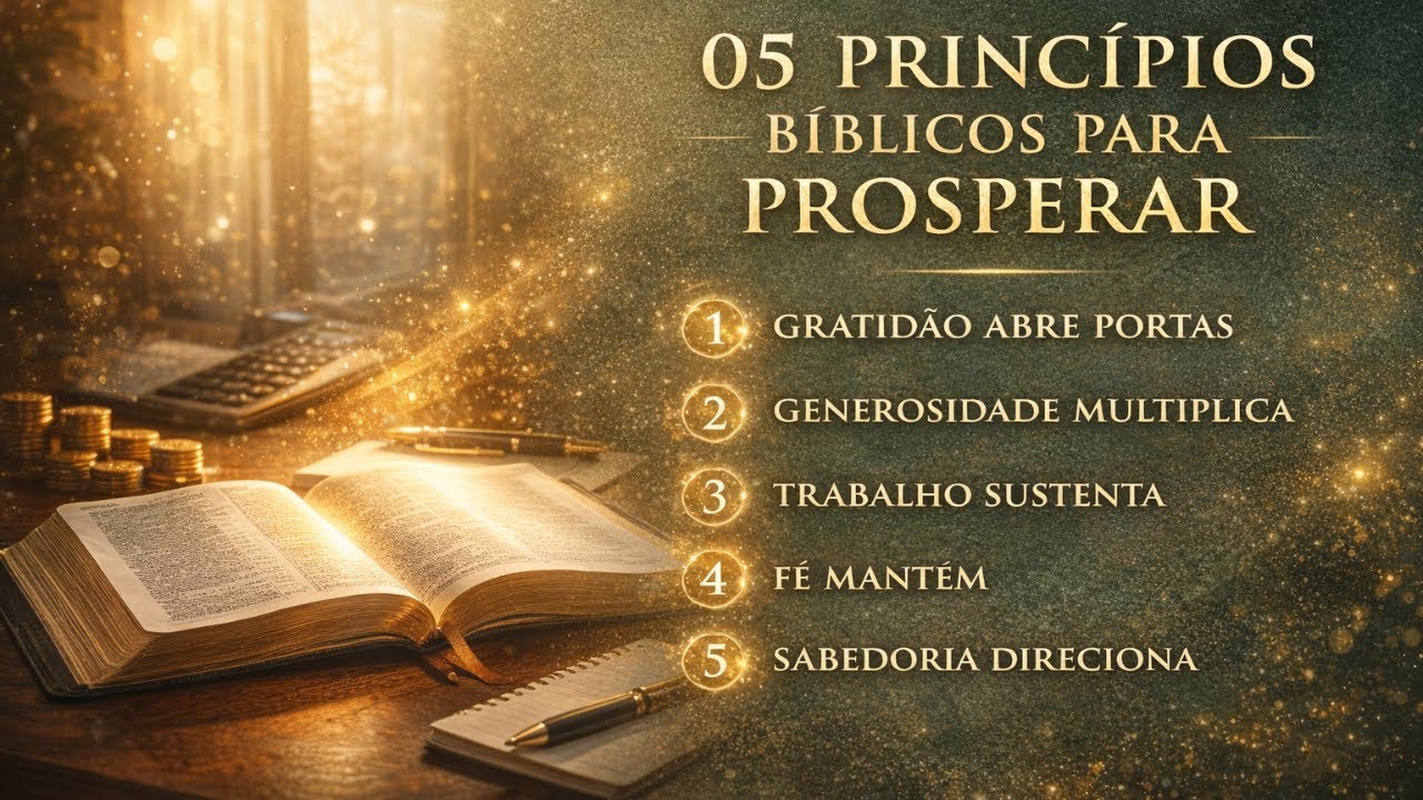 Princípios Bíblicos Para Prosperar | Prosperidade Financeira ...