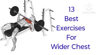 13 Best Exercises For Wider Chest l Mohit Fitness