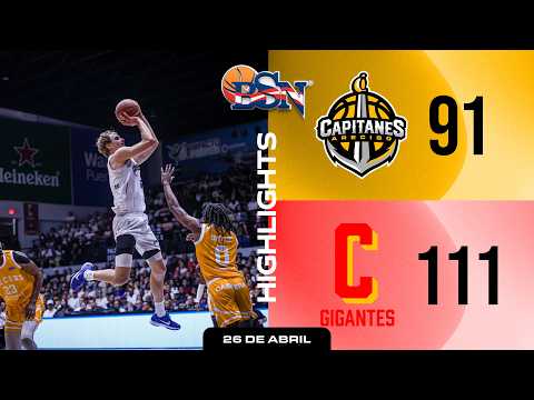 Capitanes de Arecibo vs. Gigantes de Carolina/Canovanas - Mejores Jugadas - BSN2026