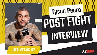 Tyson Pedro announced his retirement, full post-loss interview