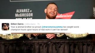 MMA UFC Fighters Reactions To Conor McGregor Beating Eddie Alavarez UFC 205 at MSG