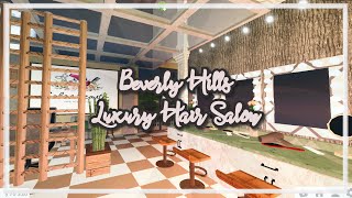 L.A Luxury Beauty Salon Decor | Rodeo Drive | Speed Build | Bloxburg | Roblox