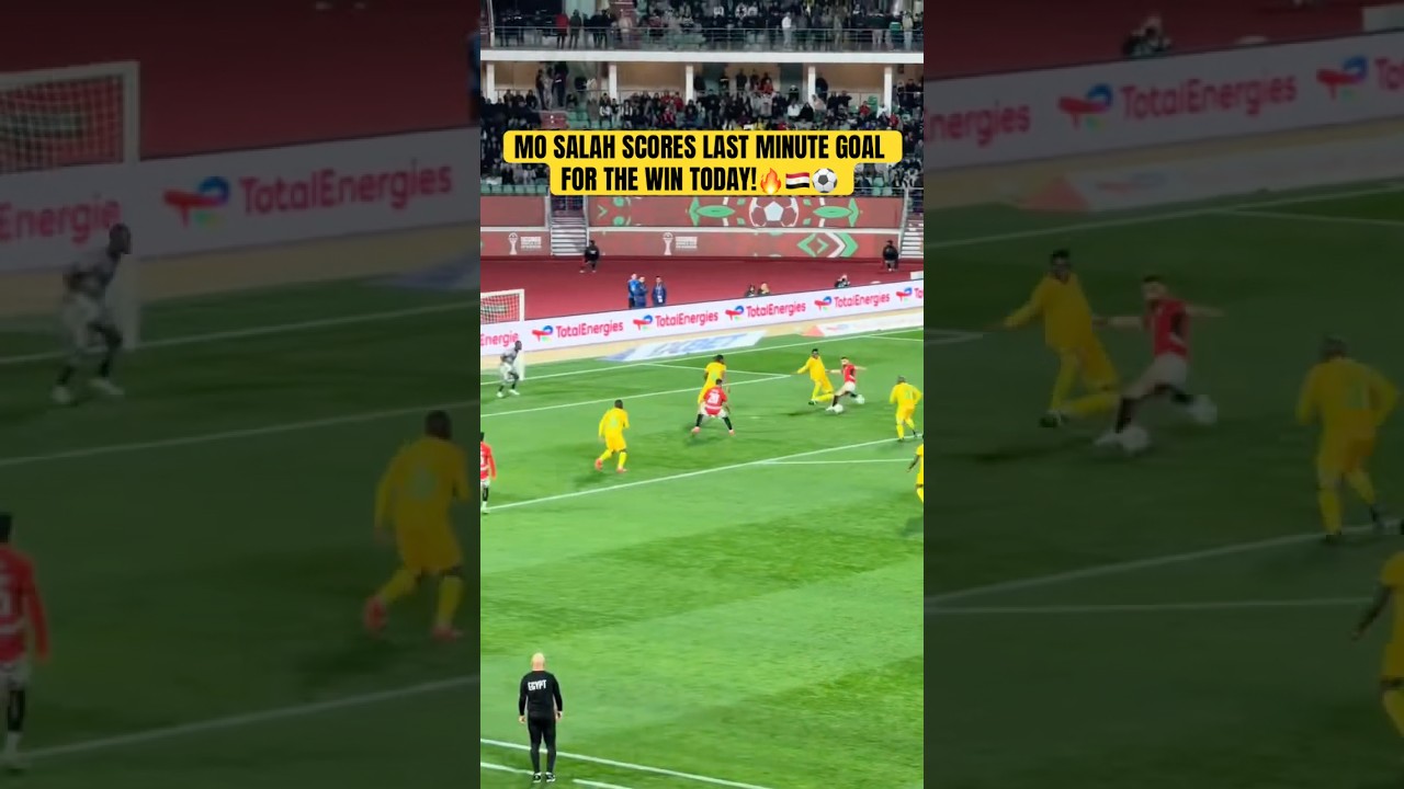 MO SALAH LAST MINUTE GOAL FOR THE WIN FOR EGYPT!🔥🇪🇬