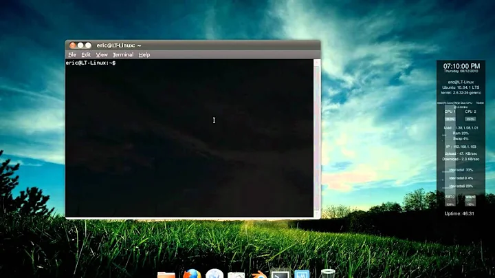 Gnome 2 - (Windows Key + E) - Switching Between Workspaces in Ubuntu Linux