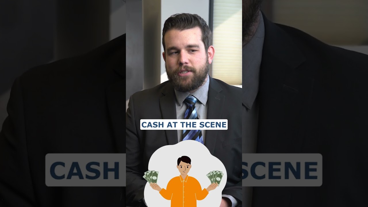 Do not take money at crash site