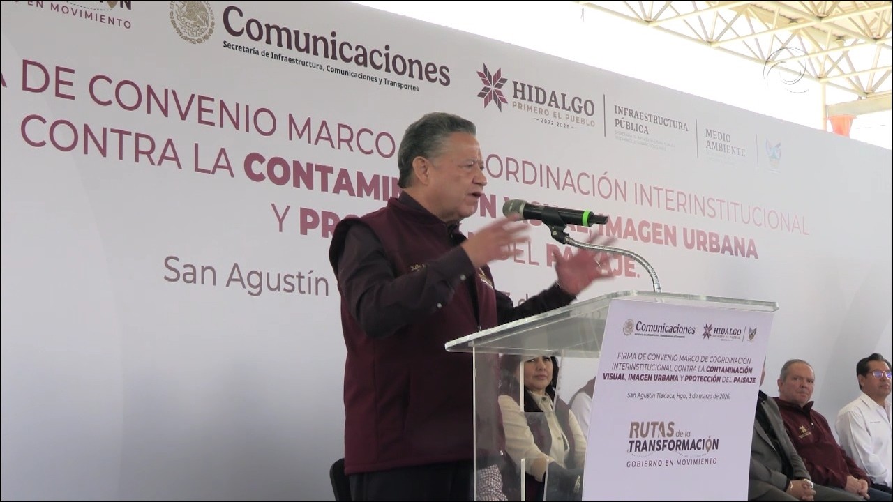 Gobierno de #Hidalgo y #SICT protegen imagen urbana - YouTube