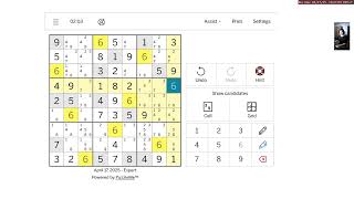 Expert Sudoku Los Angeles Times April 17, 2025