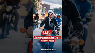 Simson-Ausfahrt 2026 Ulrich Siegmund lädt ein