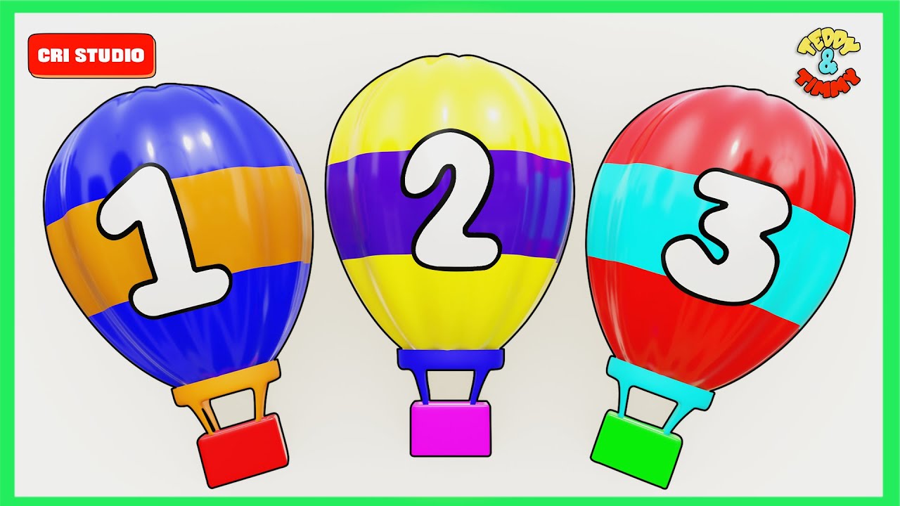 123 Numbers | 1 to 10 Number Names | Counting for Kids | Number Song | Learn to Count Video
