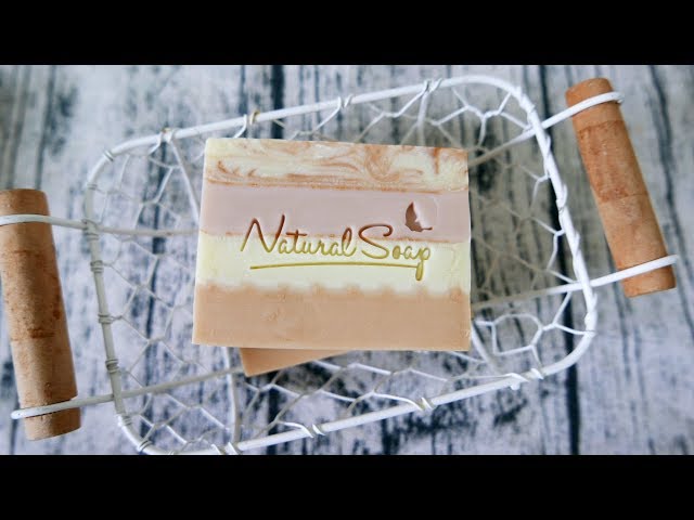 鋸齒篩粉分層皂DIY - jagged design layered handmade soap with golden thin lines- 手工皂