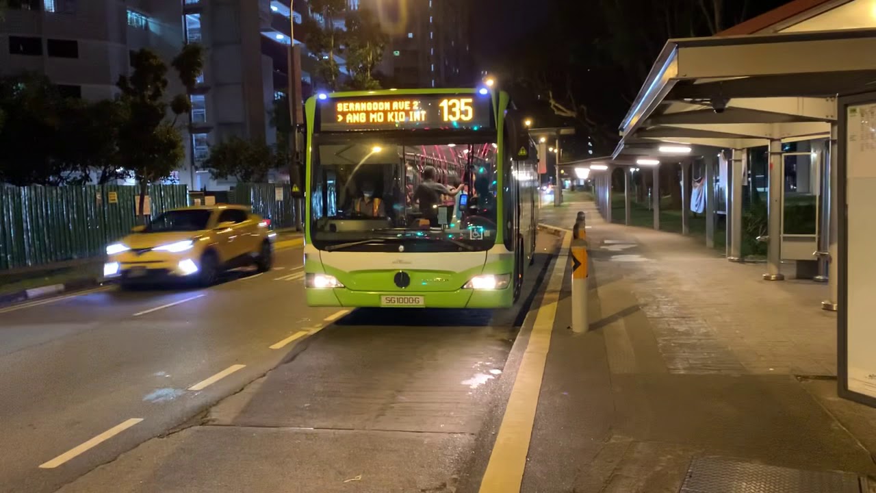 SBS Transit Mercedes-Benz O530 Citaro (Batch 3) SG1000G on Service 135 ...