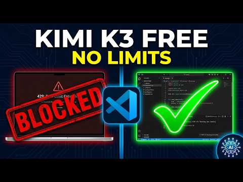 How to Use Kimi K3 for FREE in VS Code (Step-by-Step Tutorial)