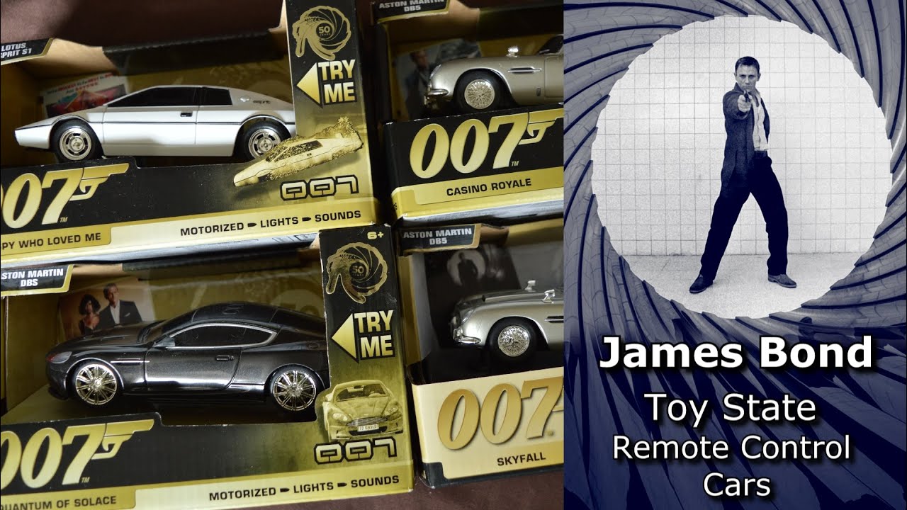 James Bond Toy State Cars - YouTube