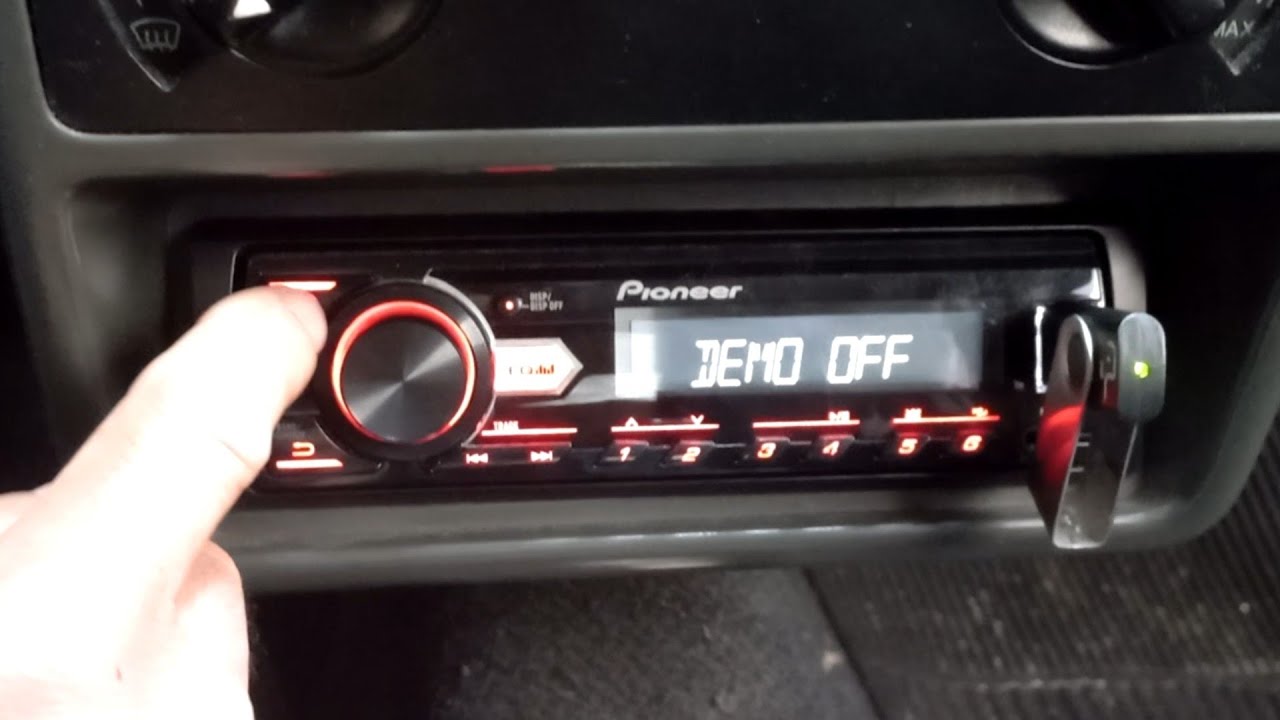 COMO DESLIGAR A FUNÇÃO DEMO No Rádio Pioneer mvh98ub - YouTube
