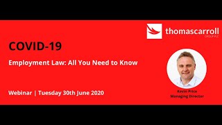 Webinar - COVID-19 Employment Law