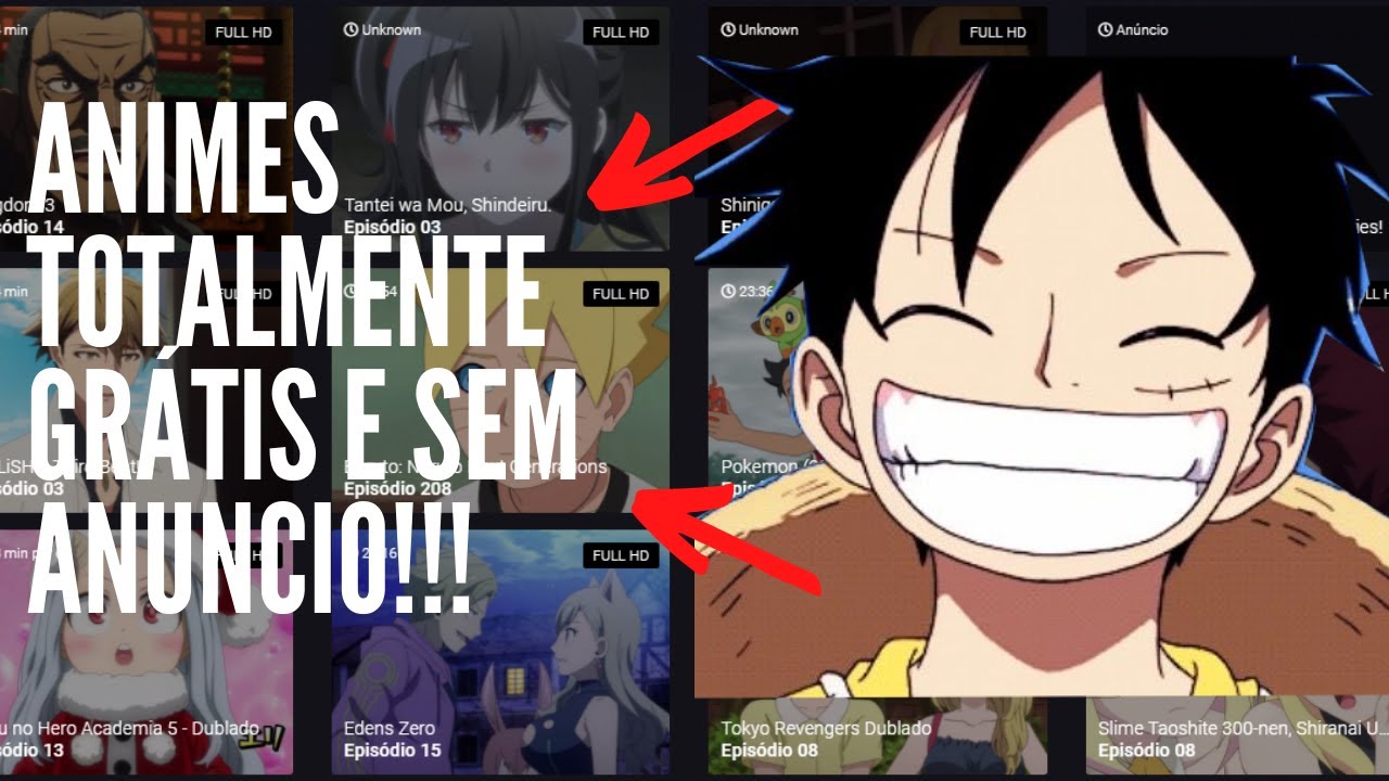 Como ver ANIMES de GRAÇA e sem ANÚNCIO!!!!! 