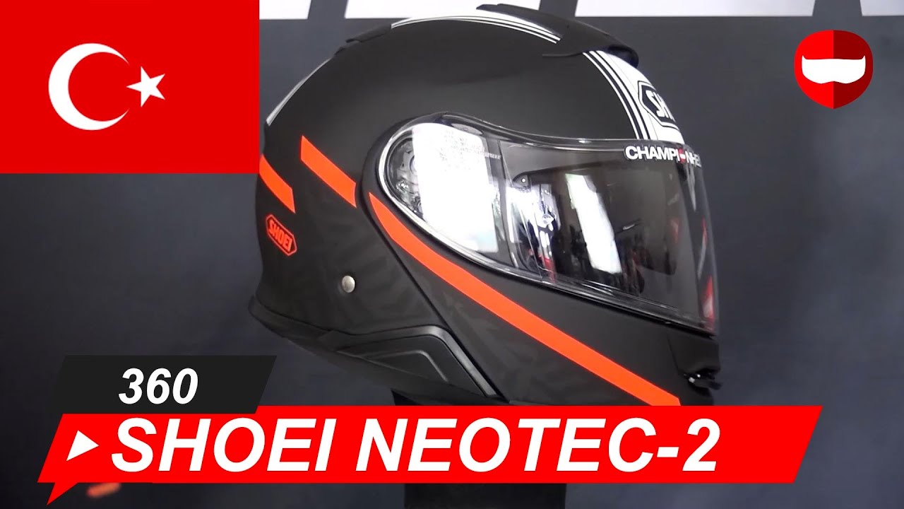 Shoei Neotec 2 Separator TC-5 Kask - ChampionHelmets.com - YouTube