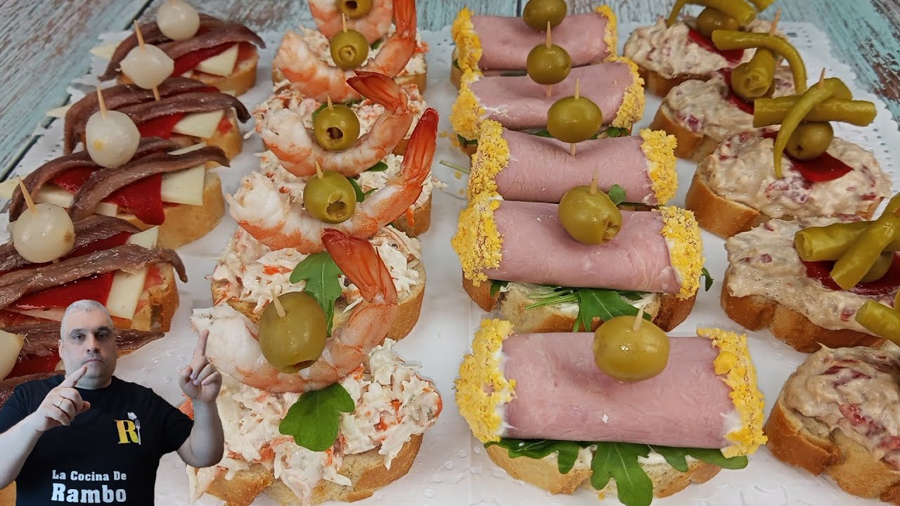💥CANAPÉS o APERITIVOS PARA NAVIDAD. ¡Muy económicos! FÁCILES y RAPIDO 🤩 BRUTAL 🎄