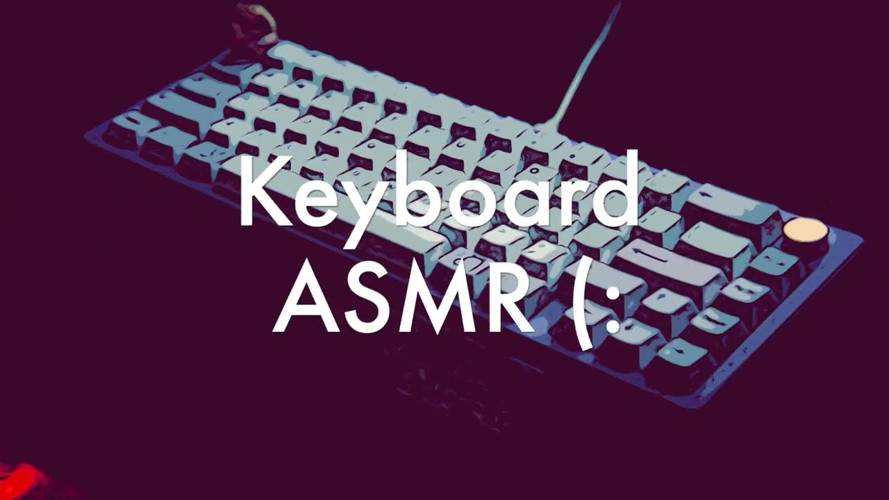 ASMR of Everglide EG Aqua King Water King Switches (Keyboard Typing Sound Test)