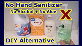 When there is no purell + hand sanitizer isopropyl alcohol aloe vera -
here a simple easy " alternative to disinfect your hands on the go...