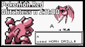 Pokémon Red/Blue Any% Glitchless (No Manips) Speedrun in 2:11:00