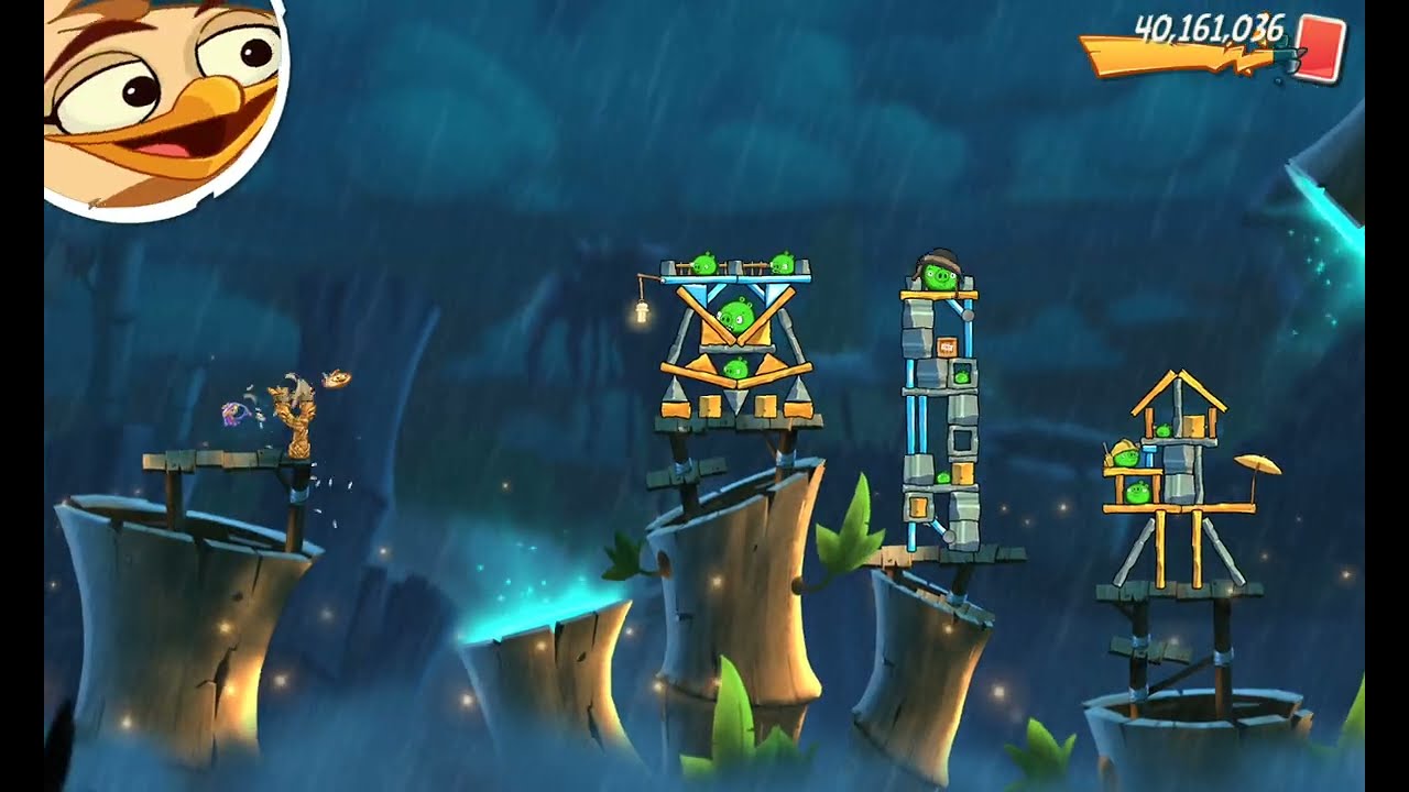 Unlock Levels 3097-3100 Boss King Pig Angry Birds 2 Bamboo Forest Boarsaw Part 780 Final