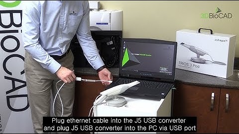 3DBioCAD - 3Shape TRIOS 3 POD-Wired Unboxing and Setup