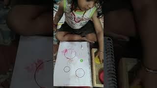 size sorting activity by 2.5 years old #visualperception