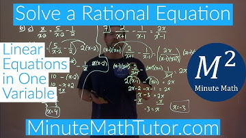Solve a Rational Equation | College Algebra