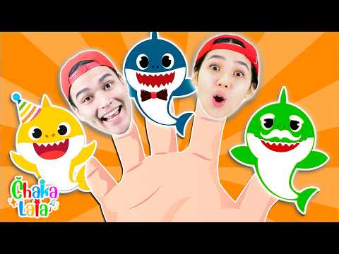 Baby Shark Finger Family Song | Nursery Rhymes for Kids 🌈✨ | Chaka Lala