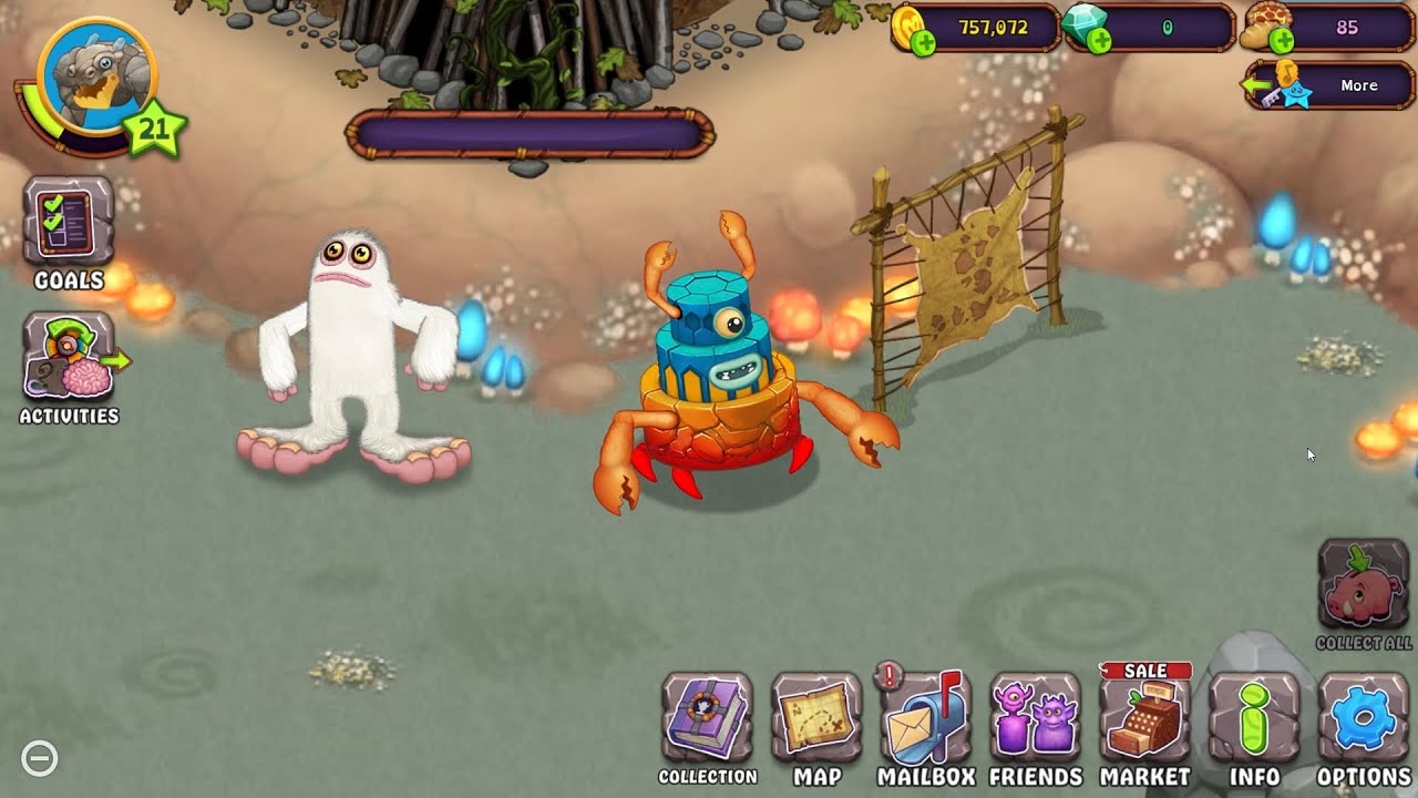 Consegui um Ziggurab no My Singing Monsters