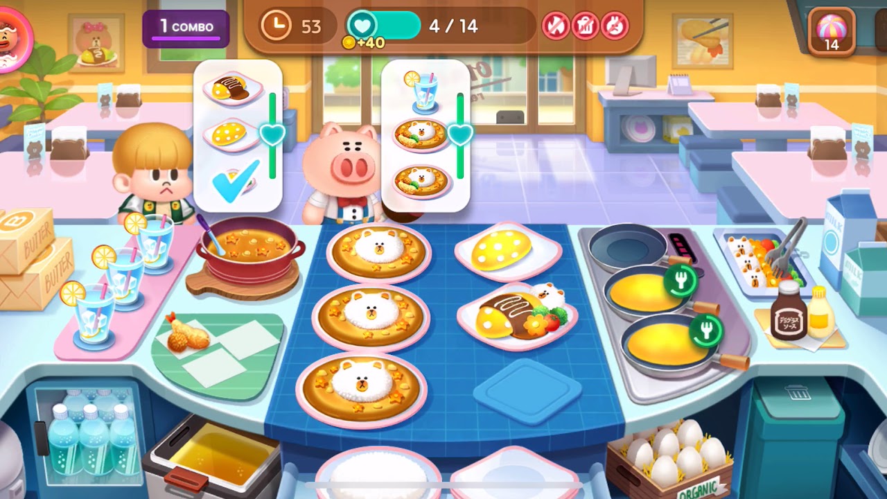 [Gameplay] Line Chef：Mr. Omelet 38-2 gameplay fliz movies