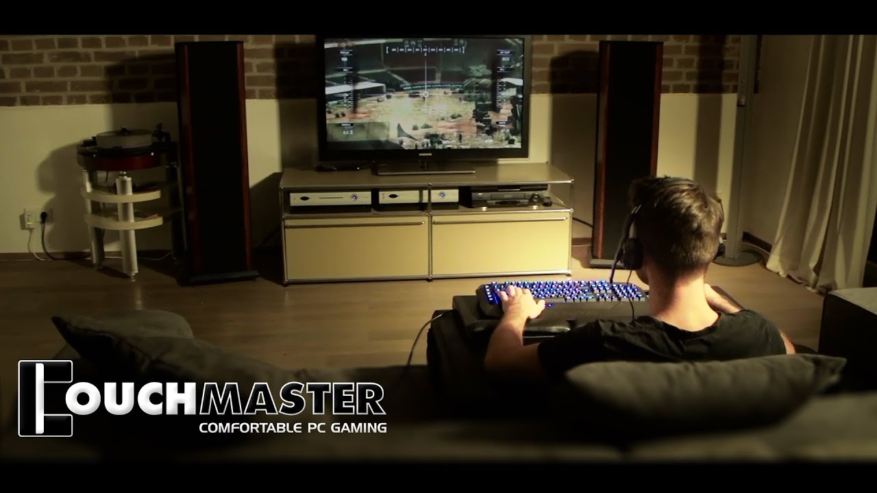 I took my couch gaming setup to the next level (Couchmaster CYCON