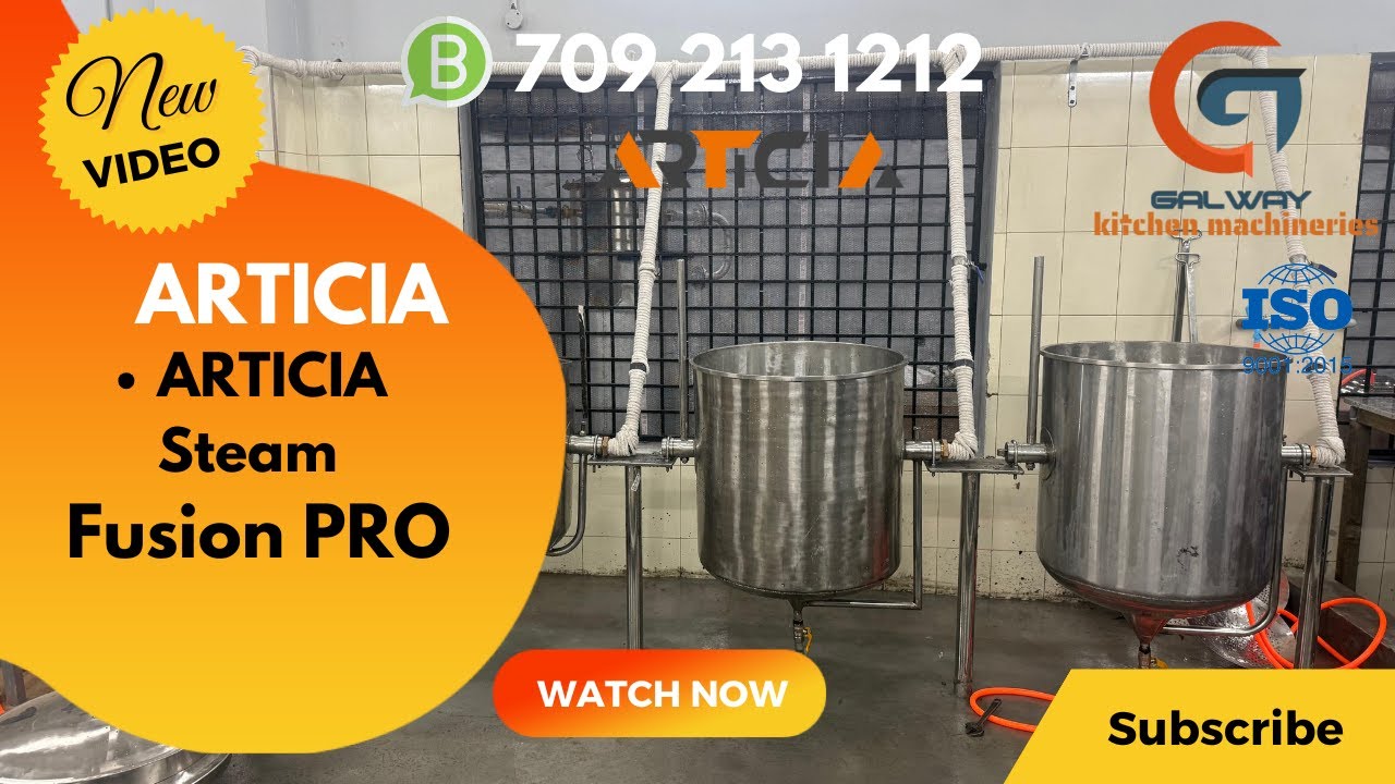 ARTICIA SteamFusion PRO | Smart Steam Cooking Plant for Large-Scale Kitchens 