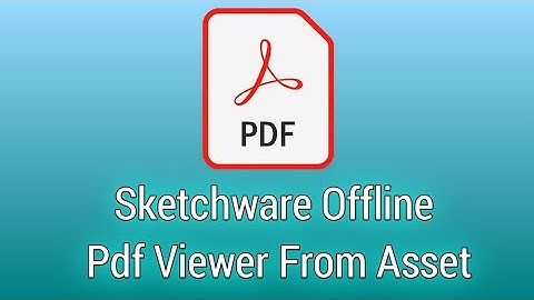 Haw to create pdf offline from File | Asset | Sketchware