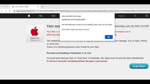 System-protected.com Virus Found scam removal.