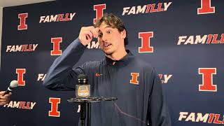 Duke postgame: Illinois QB Katin Houser interview