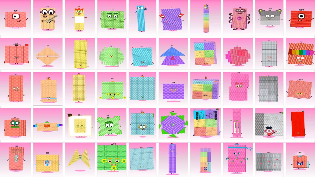 Sprunki OC Numberblocks 100 to 1005 | Compilation Incredibox 