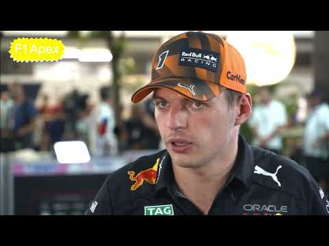 Max Verstappen Post Qualifying Interview - F1 Singapore Grand Prix 2022