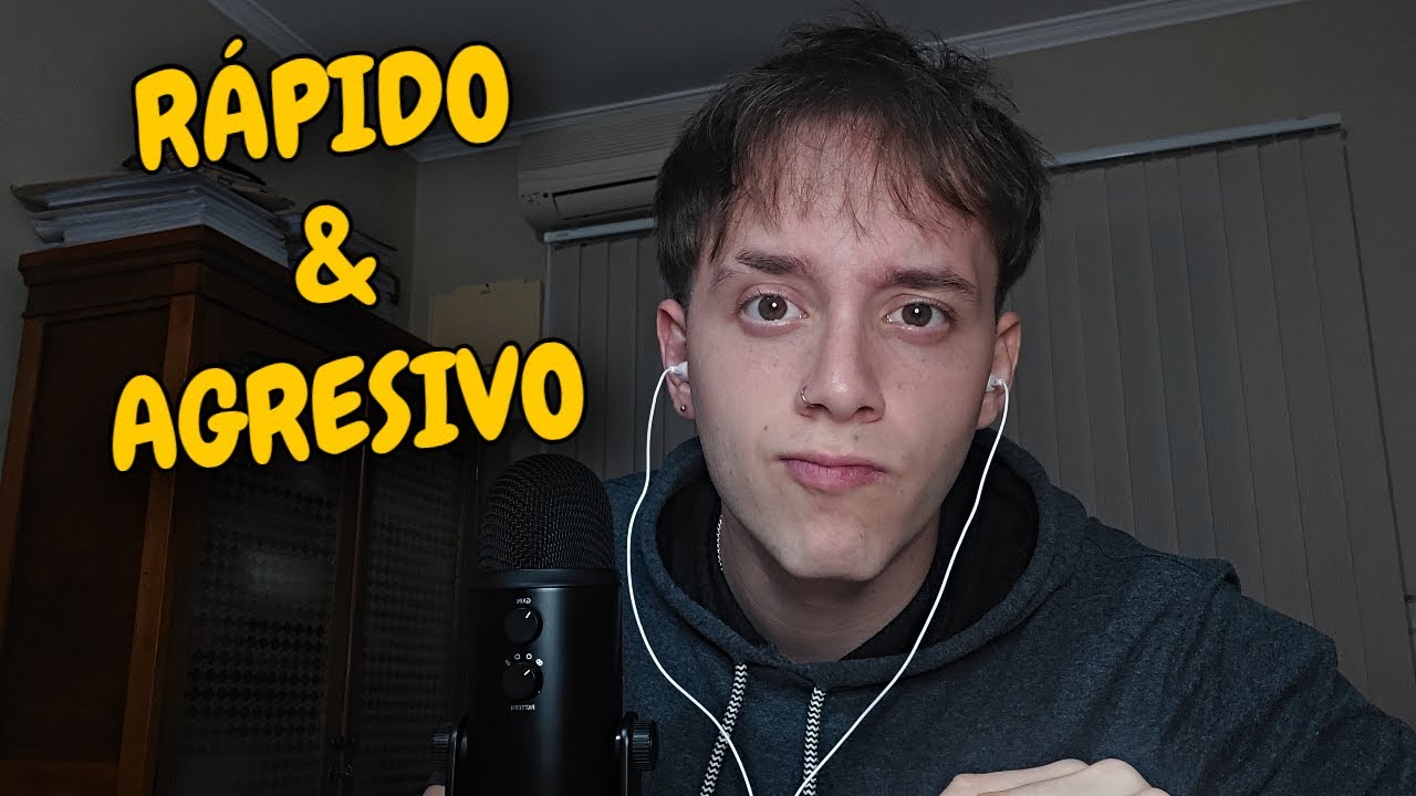 ASMR BIEN RAPIDIÑO Y AGRESIVO PARA SENTIR LOS TINGLES DEL CIELO ABSOLUTO