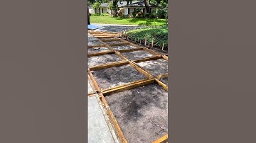 Diamond Grid Driveway: Remarkable Transformation 🚧🔷✨#RenovationProject #DreamHome #HomeRenovation