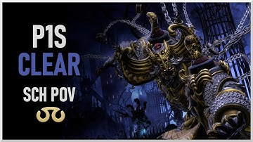 [FFXIV] P1S First Clear - Scholar POV