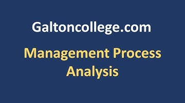 Management Process Analysis