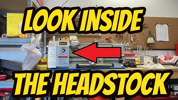 Vevor Mini Lathe MX 400 Part 34 - Taking a look inside the Head Stock. Close up views of gears/panel