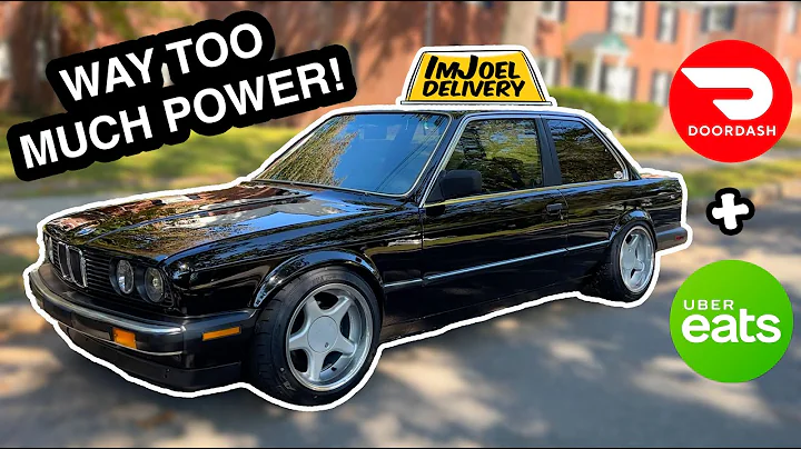 A Day of Delivering Food In My 650WHP Turbo M50 E30 | Doordash & UberEats