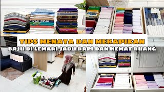 SINI AKU AJARKAN CARA MELIPAT PAKAIAN RAPI DAN LURUS‼️TIPS MERAPIKAN BAJU DILEMARI|ZULAIKHA PRATIWY