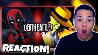 HE'S A GLITCH!!! | Deadpool VS Mask DEATH BATTLE REACTION!