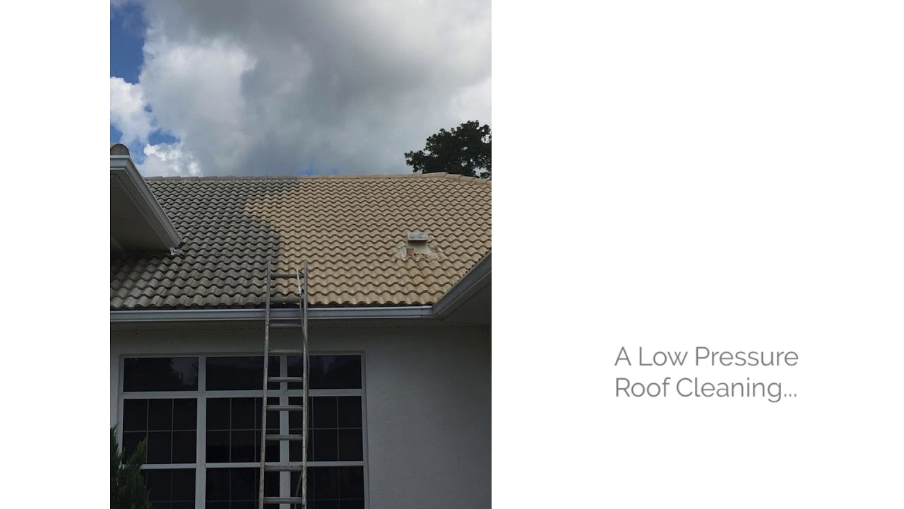 Warrens Power Washing Roof Cleaning 1080p - YouTube