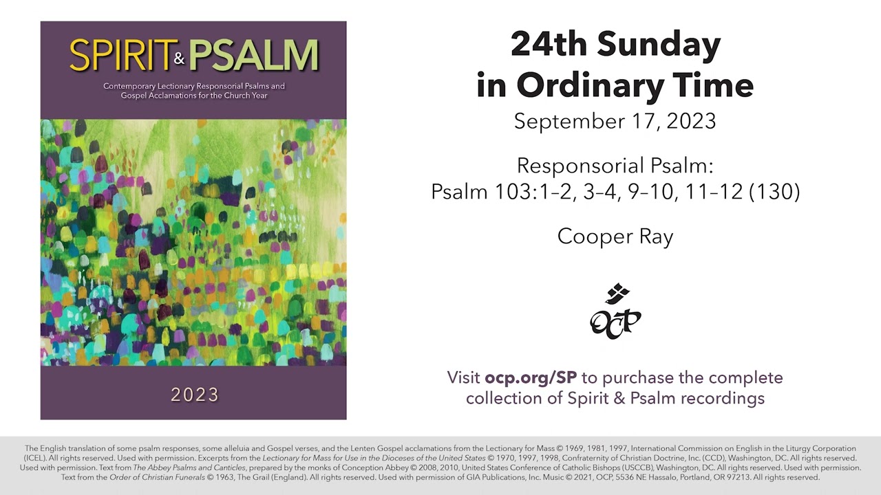 Spirit Psalm 24th Sunday In Ordinary Time 2023 Year A Psalm spirit-psalm-24th-sunday-in-ordinary-time-2023-year-a-psalm
